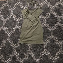 Olive Green Dress