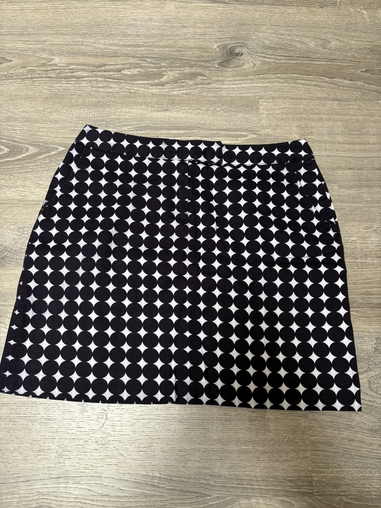 Larry Levine Classic Polka Dot Skirt SZ 8
