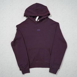 Far Archive Purple Embroidered Logo Washed Sweatshirt

