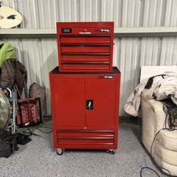 ProSteel Heavy-Duty Rolling Tool Chest + Top Cabinet – Excellent Condition