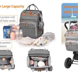 Good mum diaper bag with changing area