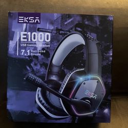 EKSA E1000 USB Gaming Headset 7.1 Surround Sound