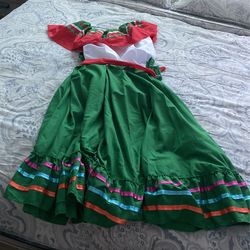 Vestido Mexicano Size L
