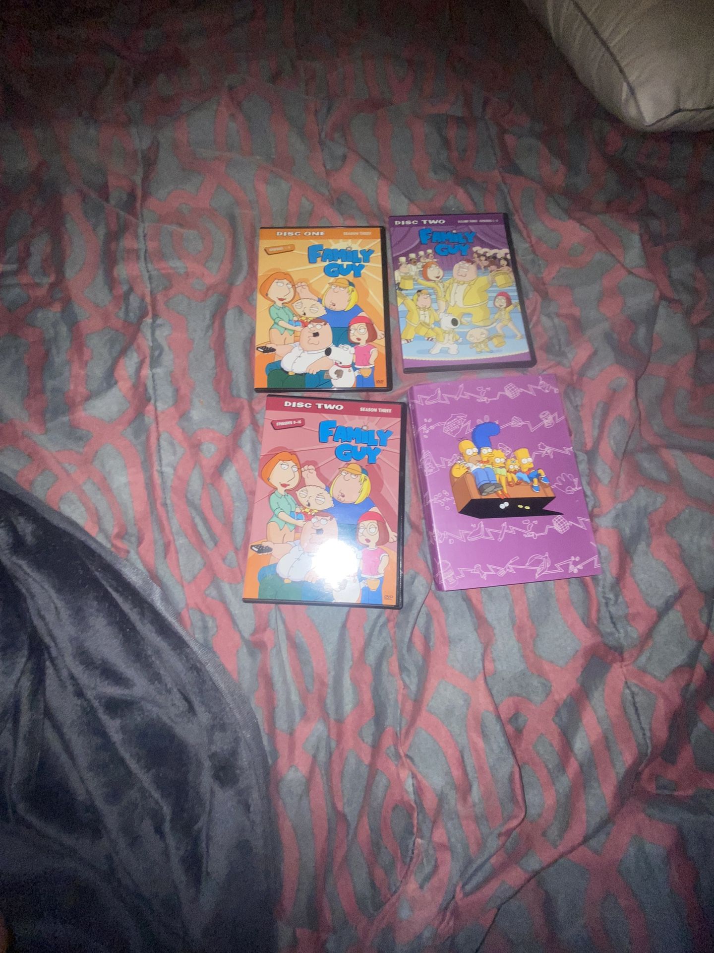 Family Guy and The Simpsons Disc