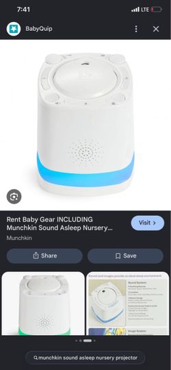 Nursery music and projector munchkin