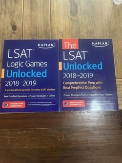 LSAT Unlocked Study Book With Tests
