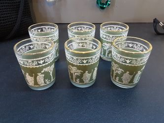 Shot Glasses, 6 Wedgewood Jasperware