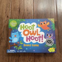 Kids Board Game, Hoot Owl Hoot