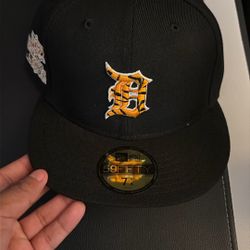 Tigers New Era Fitted Hat 71/8 
