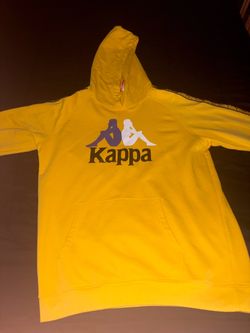 Kappa 222 Banda Dunnie Hoodie Yellow