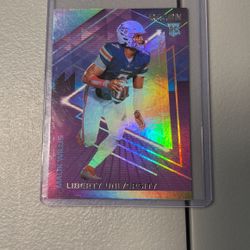 2022 Panini Chronicles Football Draft Pink Holo Foil Malik Willis RC #12 Titans