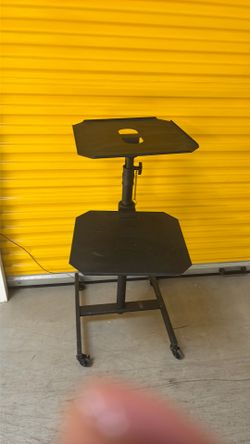 Adjustable Rolling Laptop/Projector Stand – $60