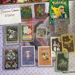 Unique Lot Of Pokemon Cards