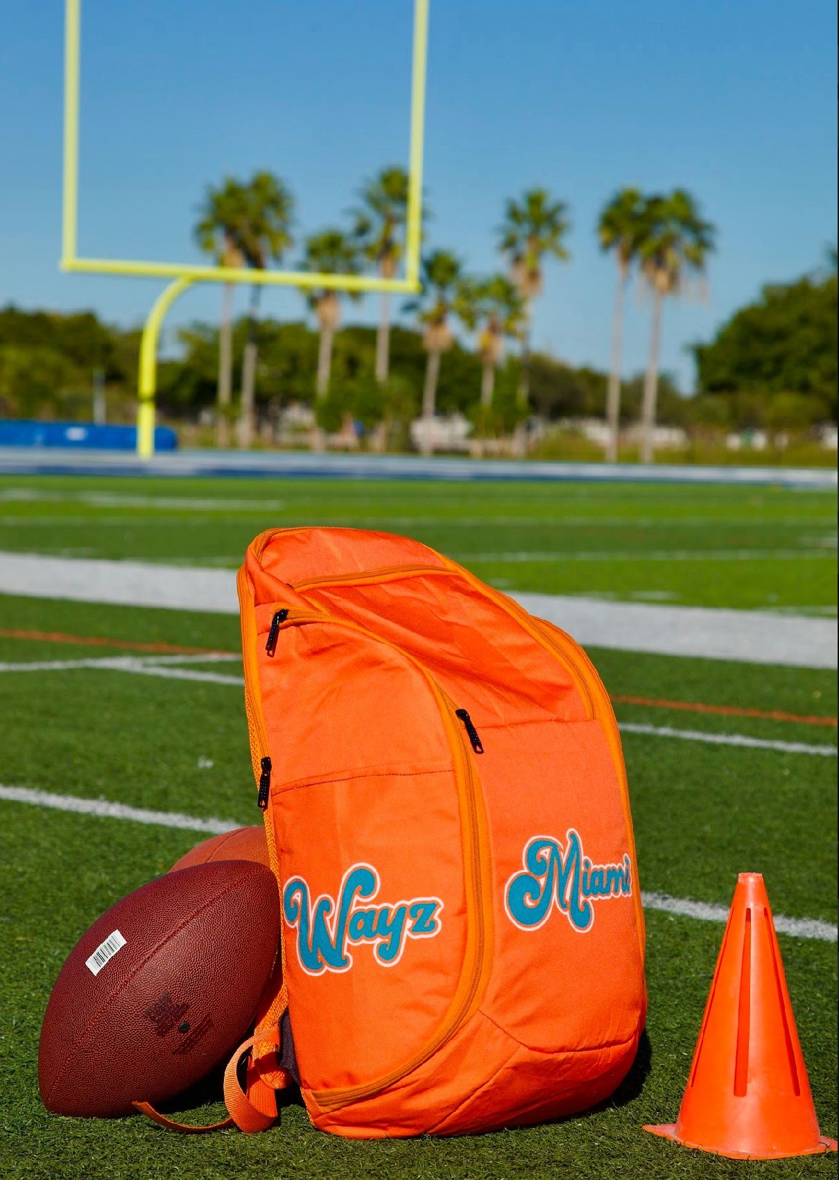 MIAMI ORANGE ORANGE BACK PACK & DUFFLE BAG ONLY $40