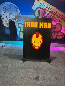 Iron Man Logo Comic Book Cover