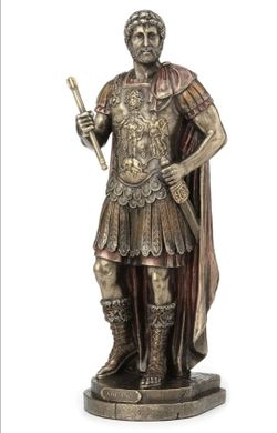 10" Hadrian Roman Emperor Statue