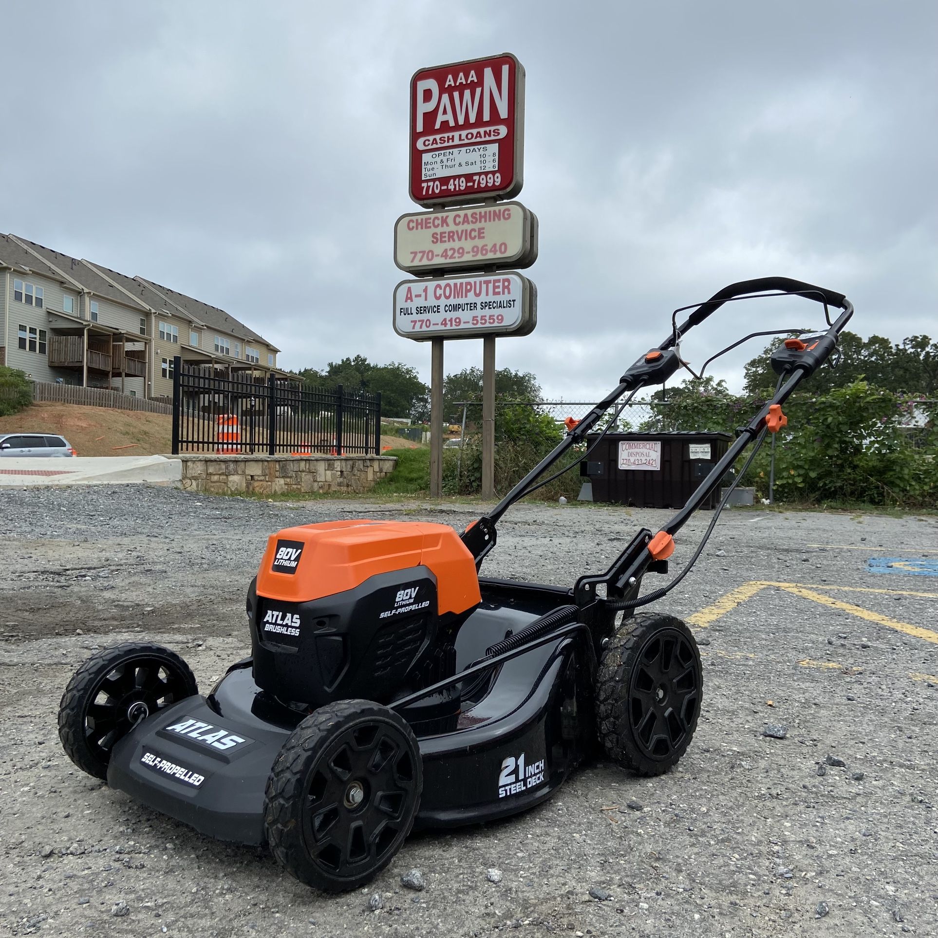 Atlas brushless mower new arrivals