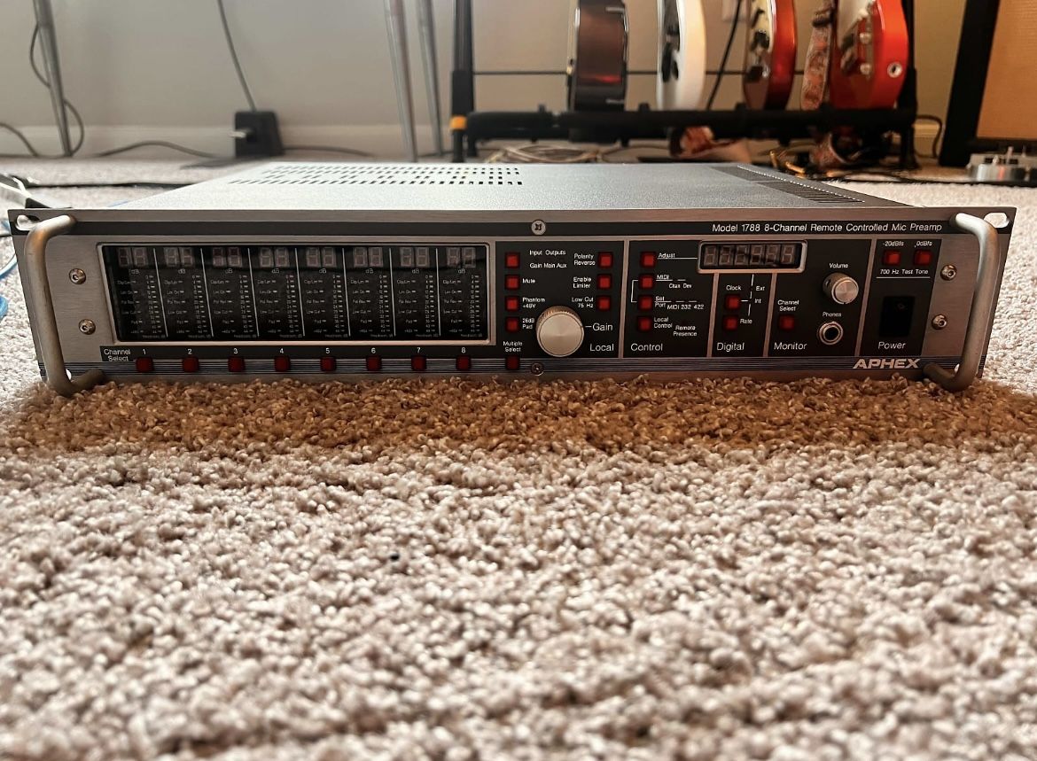 2003 Aphex Model 1788 8-Channel Remote Controlled Mic Preamp