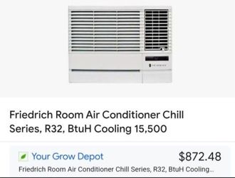 Huge powerful Friedrich A/C 15,500 BTU