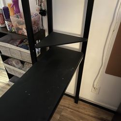 Loft bed Full size Black Metal