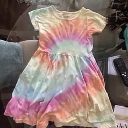 Tie Dye Girls Youth Dress