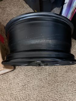 Black Steel Wheel Rim