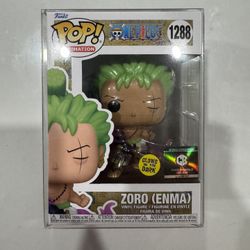 Funko Pop! Chalice Collectibles Exclusive: One Piece - ZORO (ENMA) (GITD) #1288
