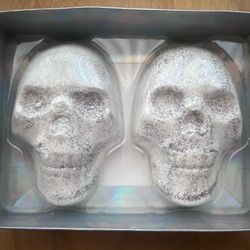 Cotton Candy Glitter Skull Bath Bomba 