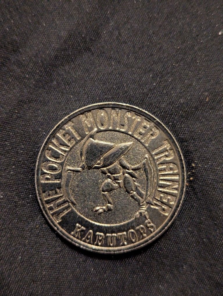 Pokémon 1997 Kabutops Battle Coin