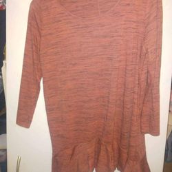 Woman Size Xl Brand New Mid Sleeve Fall Color Top