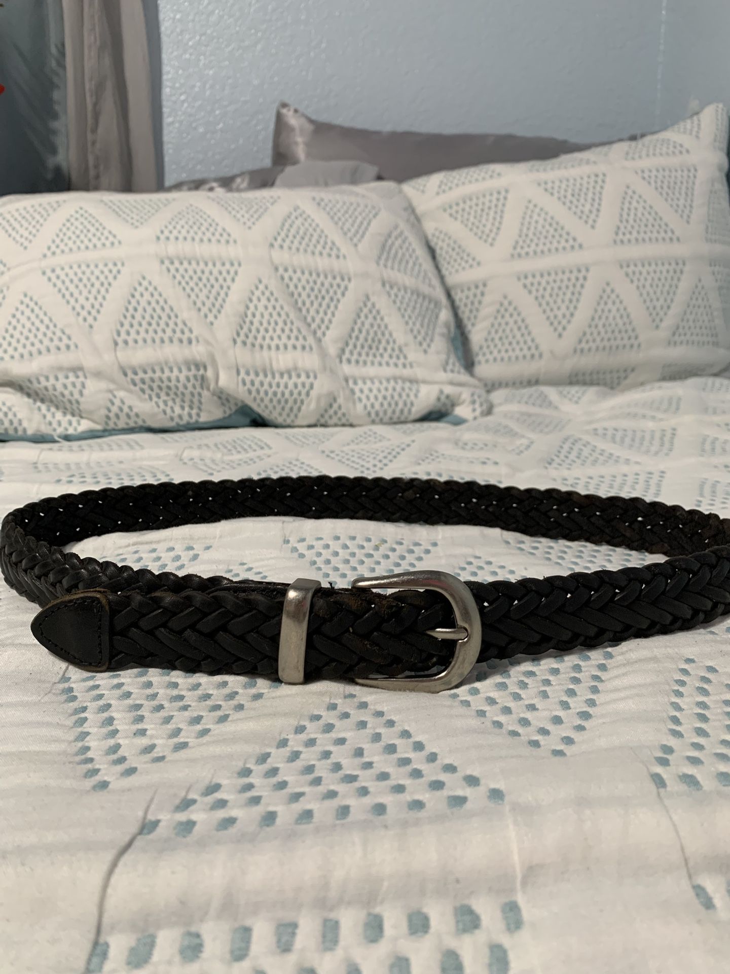 Black Silver Belt