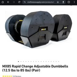 MX85 Dumbells With Stand (Brand-new In Box)