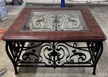 Large Hekman Refinished Coffee Table
