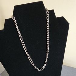 Men's Curb Link Steel Chain