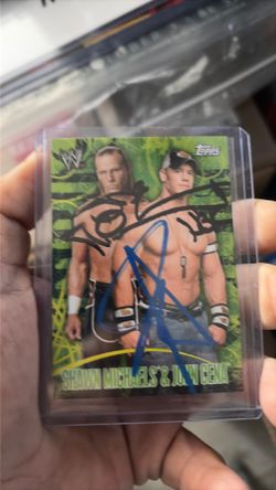Shawn Michaels & John cena autograph