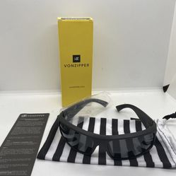 Von Zipper Kickstand Sunglasses - Matte Black / Grey - New