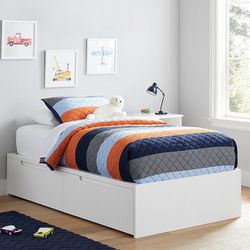 Arlen Storage Bed, Twin, Simply White