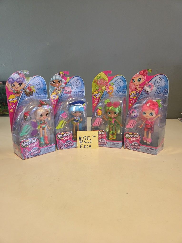 Shopkins Shoppies Dolls Beach Style New