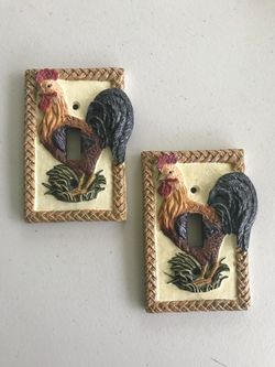 Rooster Light Switch Covers