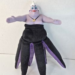 Disney Store Little Mermaid Ursula Doll 12" Sea Witch Plush & Vinyl Figure