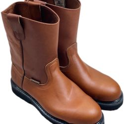 Steel Toe Work Boots - Botas De Trabajo De Piel 