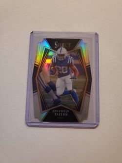 Jonathan Taylor Select 2022 Silver Die Cut 