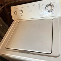 Whirlpool Super Capacity washing machine.