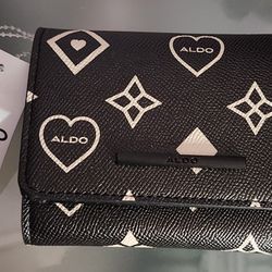 Nwt Aldo Trifold Wallet