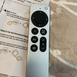Universal Replacement Remote Fit For Apple TV 4K/ Gen 1 2 3 4/ HD A2169 A1842 A1625 A1427 A1469 A1378 A1218 With TV Control Function