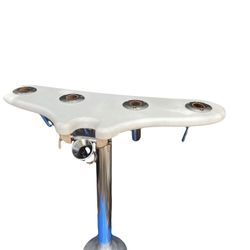 Pedestal Mount Rocket Fishing Rod Holder 