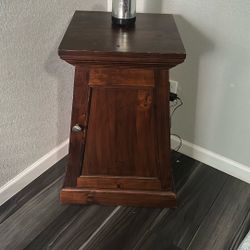 Wood Corner Cabinet 