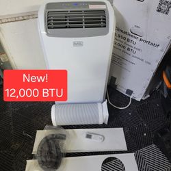 New! Black & Decker 12,000 BTU Portable Air Conditioner AC 