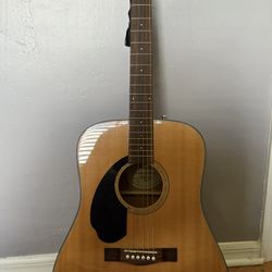 Left handed Fender Guitar Model CD-605 LH NAT