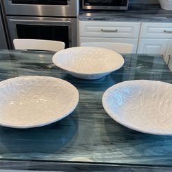 Porcelain Food Safe Large Serving Bowls